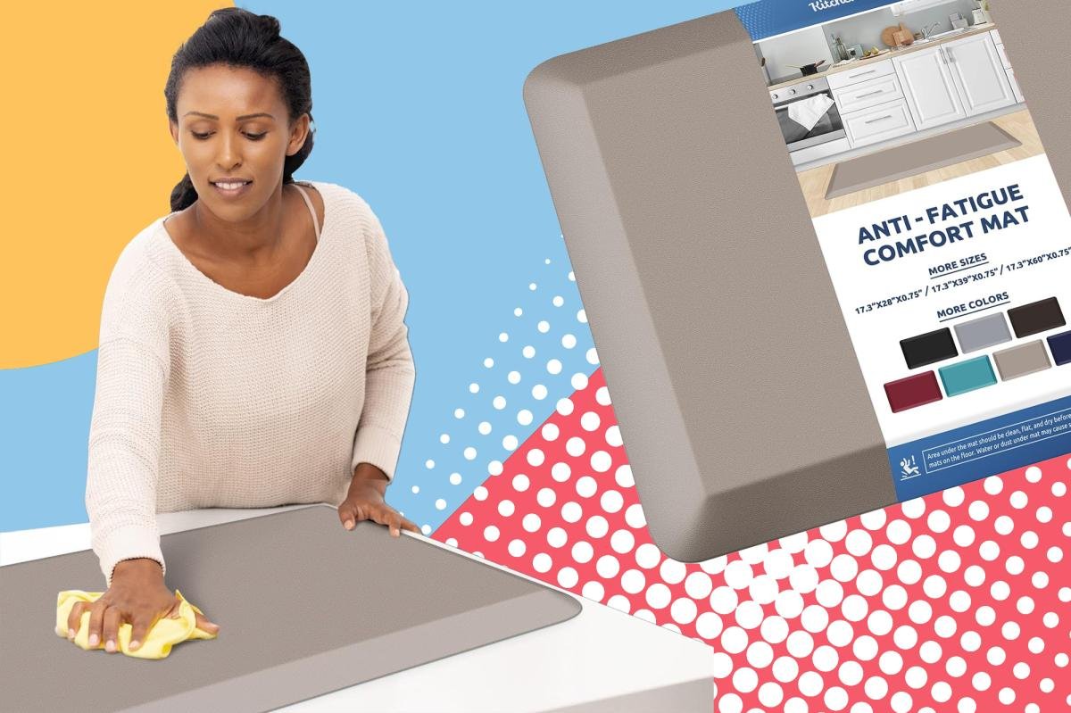 This anti-fatigue mat is my secret to standing pain-free all day (and it’s on sale)