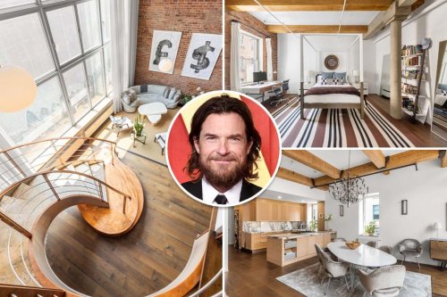 Jason Bateman eyed this stylish NYC penthouse with an eye-catching staircase