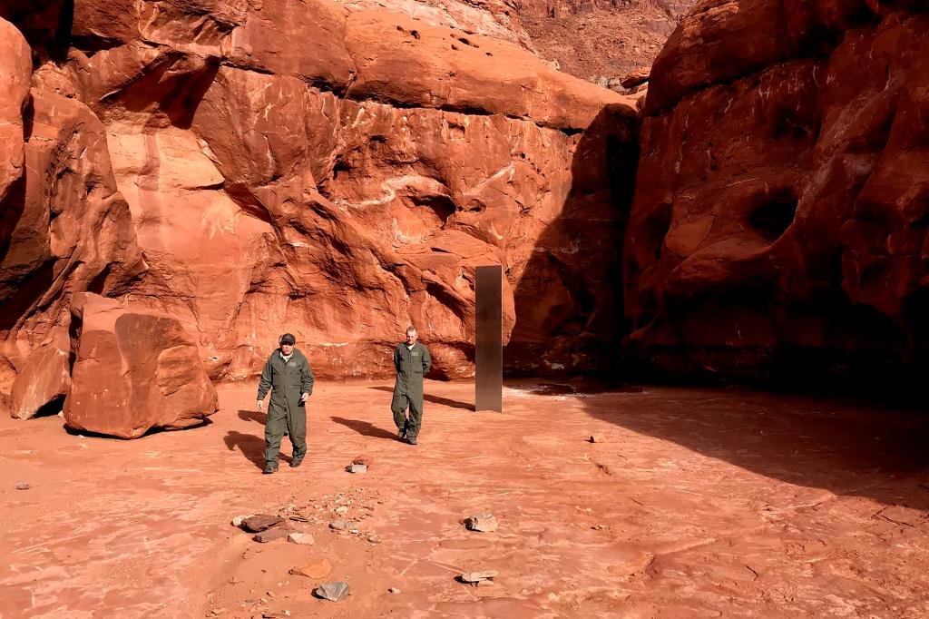 Inside the wild few days at Utah’s mysterious monolith