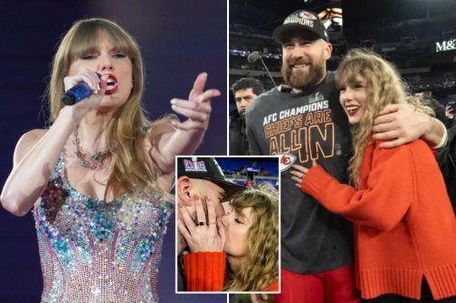 Taylor Swift rushes to private jet moments after concert ends to fly to see Travis Kelce play in the Super Bowl