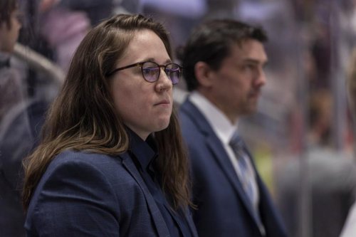 Emily Engel-Natzke makes history as NHL’s first full-time female coach