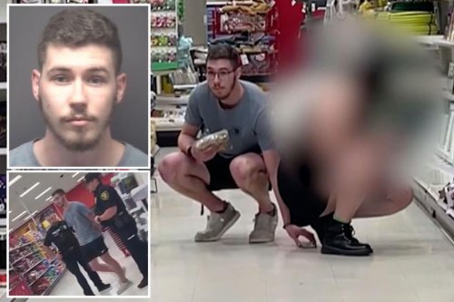 Horrifying video captures alleged peeping Tom pointing camera up woman’s skirt in Target