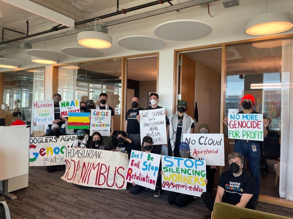 Google fires 28 employees involved in sit-in protest over $1.2B Israel contract