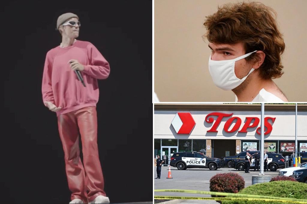 ‘Diabolical’: Justin Bieber addresses Buffalo massacre at concert just hours after tragedy