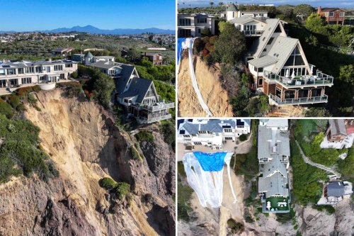 California mansion owner says he’s ‘checking every hour’ as multi-million dollar home teeters on the edge of a cliff