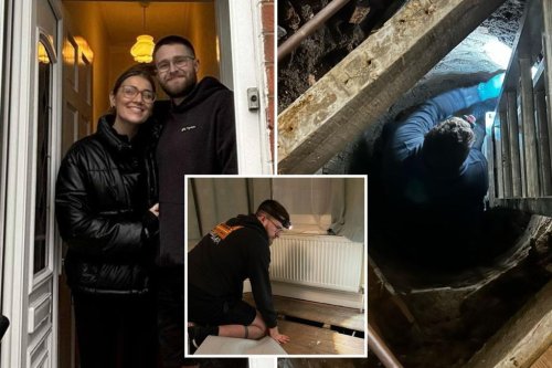 Couple uncovers hidden well while renovating their living room: ‘Jumped in looking for treasure’