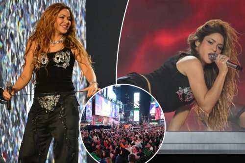 Shakira rocks Times Square, 40,000 fans with pop-up show to celebrate first new album in seven years