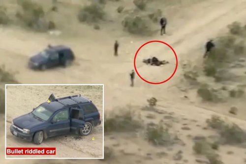 Six people mysteriously found riddled with gunshots in remote California desert community