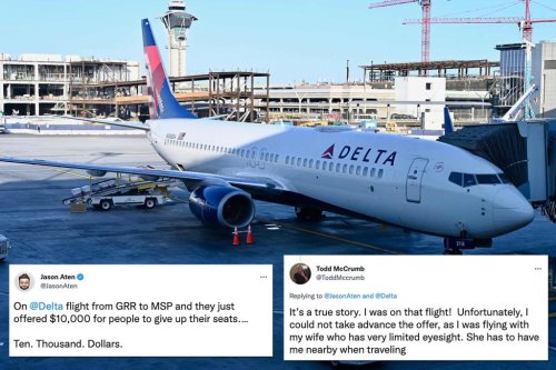 Delta passengers offered $10,000 each to get off overbooked flight: reports