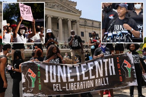 Mayor Eric Adams announces Juneteenth now an official NYC holiday