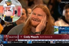 Buccaneers' 2023 draft pick Cody Mauch comes with toothless signature look