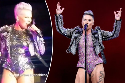 Pink left speechless after fan’s X-rated request at concert