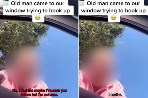 ‘Creepy’ perv caught on video asking teen girls to ‘hook up’