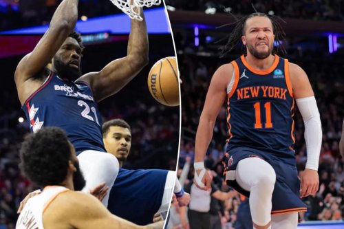 Knicks’ Jalen Brunson gets chance to slay 76ers’ Joel Embiid in David vs. Goliath playoff showdown
