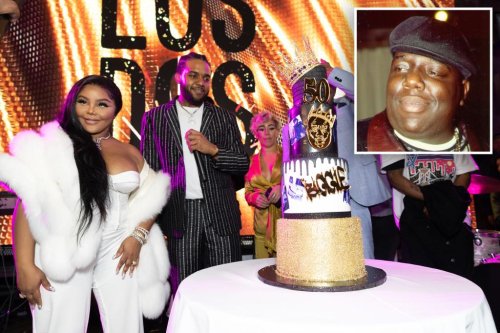 Lil’ Kim confirms upcoming biopic at Biggie’s 50th birthday party