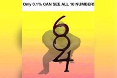 Only 0.1% of people can find all the numbers in this mind-bending optical illusion