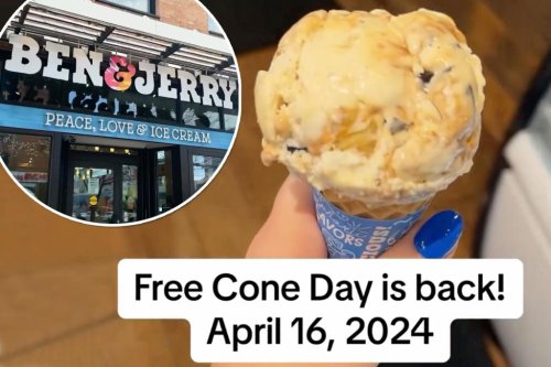 Ben & Jerry’s Free Cone Day 2024: How to get a free ice cream scoop