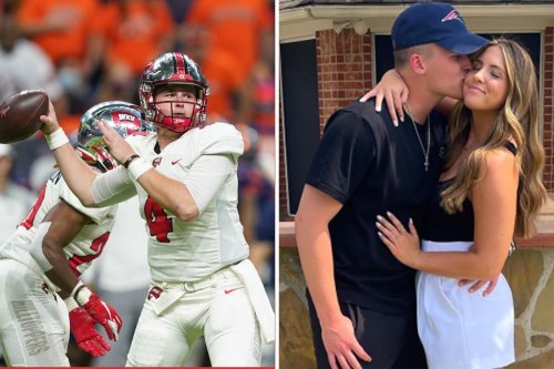 New Patriots QB Bailey Zappe’s Girlfriend Celebrates Surprising Draft ...