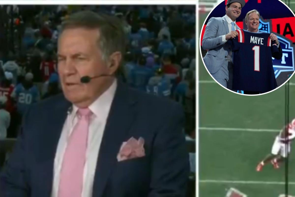 Bill Belichick rips Drake Maye right before Patriots pick him in 2024 NFL Draft