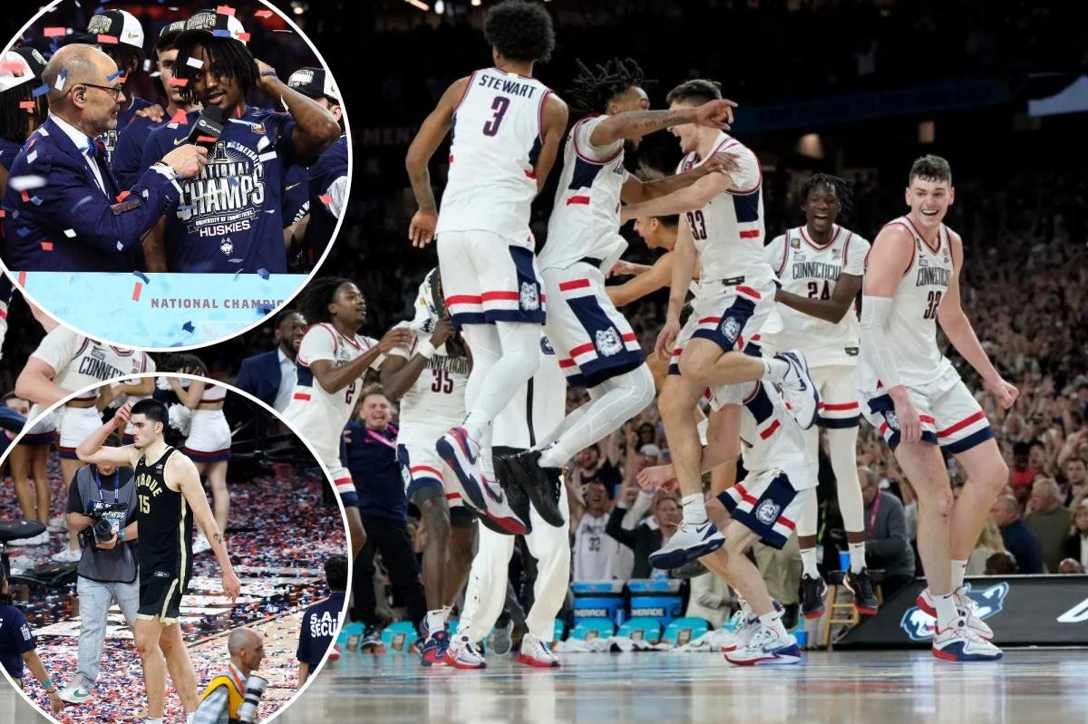 UConn dominates Purdue to make March Madness history as repeat champion
