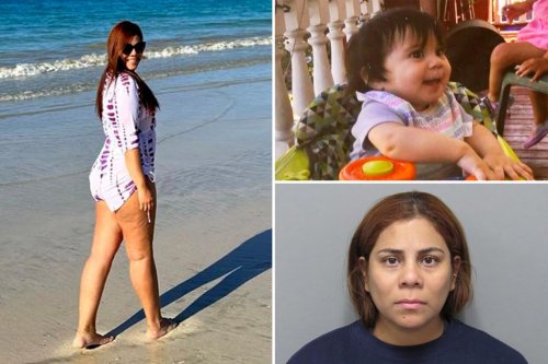 Ohio mom who left 16-month-old daughter to starve to death for 10 days pictured beaming on Puerto Rico beach
