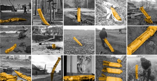 What hundreds of photos of weapons reveal about Russia’s brutal war strategy.
