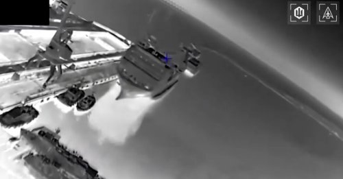 Ukraine Pounds Russian Ships in Its Campaign to Cut Off Crimea