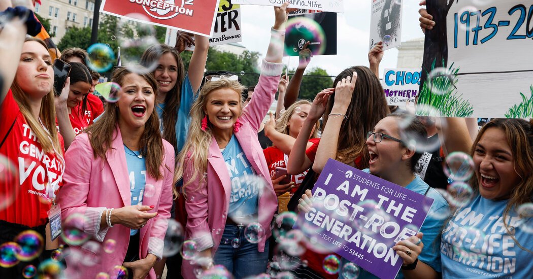 Anti-Abortion Activists Celebrate the End of Roe