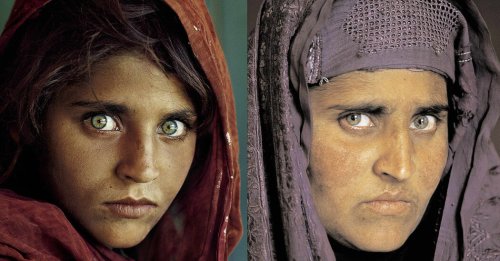 ‘Afghan Girl’ From 1985 National Geographic Cover Takes Refuge in Italy