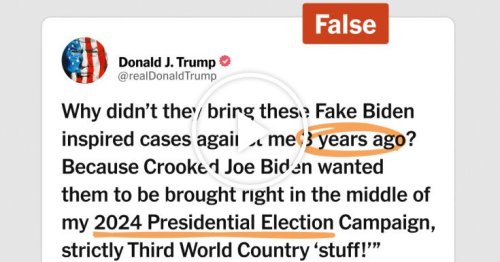 Video: Debunking Trump’s Misleading and False Claims About His Court Cases