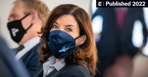Hochul says New York State will drop its mask-or-vaccine mandate. (Published 2022)