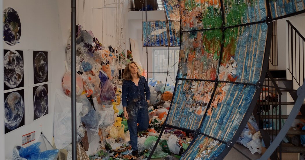 Israeli Artist Turns Plastic Pollution Into ‘Earth Poetica’