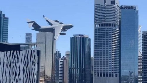 Footage of Brisbane's RAAF airshow rehearsal has spooked US viewers - NZ Herald