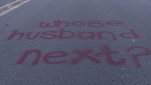 Graffiti warns of infidelity in Christchurch suburb of Wigram