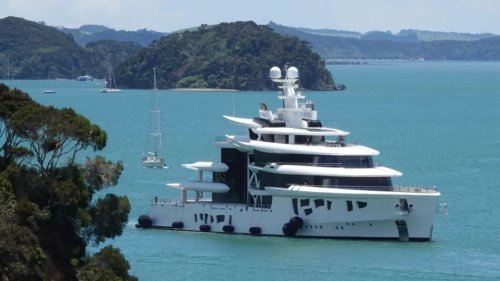 Tech billionaire’s $240 million superyacht the Artefact spotted in New Zealand
