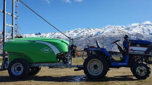 Blue.E2: NZ-made electric tractor delivered to Mt Pisa cherry orchard