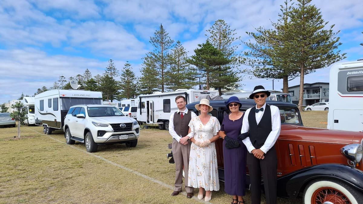 Motorhome army rolls into Napier for Art Deco Festival