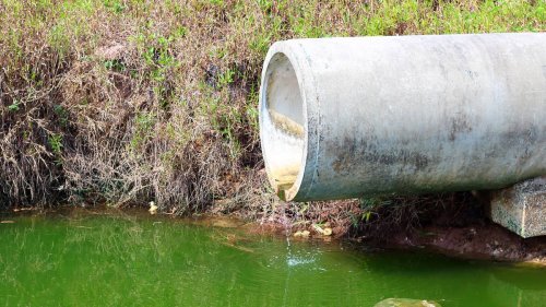 Fat, rags block pipe, cause sewage to flow into city stream unchecked for six days