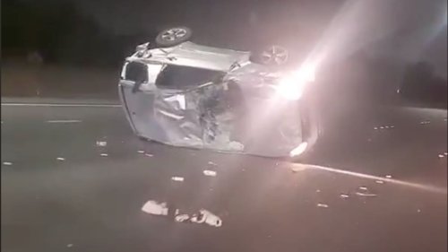 Crash delays State Highway 1 near Highbrook, South Auckland
