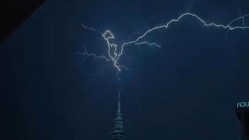 Massive lightning and thunder storm rocks Auckland region