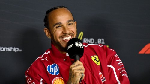 Lewis Hamilton’s new life at Ferrari: Vegan pizza, Italian lessons and living in a motorhome