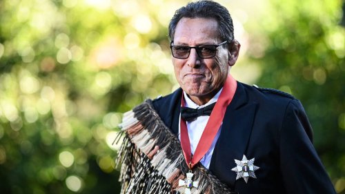 Rugby great Sir Wayne 'Buck' Shelford honoured at Government House