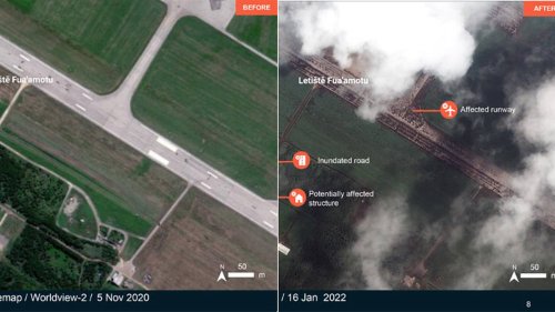 Tonga eruption: Satellite images reveal extent of damage in Pacific nation
