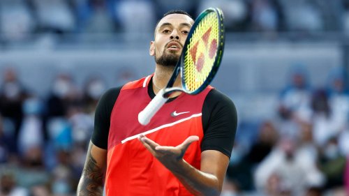Live: Kyrgios forced inside after rowdy opener
