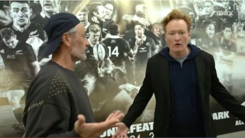 Conan O’Brien’s NZ adventure: Haka, skux lessons and bucket toilets