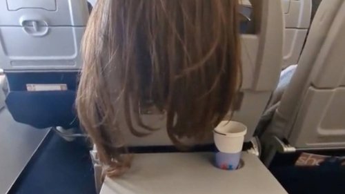 Passenger publicly shamed for draping hair over seat