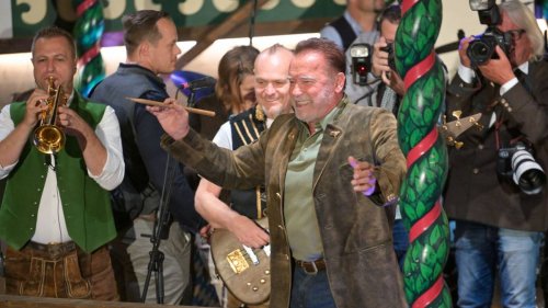 Schwarzenegger and Harry Kane seen in lederhosen as Oktoberfest tourists exceed pre-pandemic levels