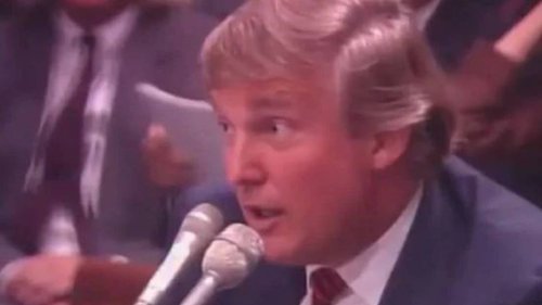 Shock video comes back to haunt Donald Trump as he insists he's not racist