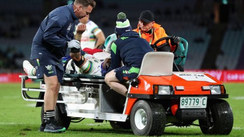 Kiwi Corey Harawira-Naera hospitalised after collapsing during Canberra Raiders’ clash with South Sydney Rabbitohs