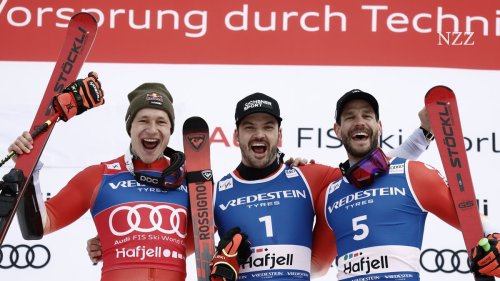 Meillard vor Odermatt und Tumler: Im Riesenslalom in Hafjell schreibt ein Trio Schweizer Ski-Geschichte